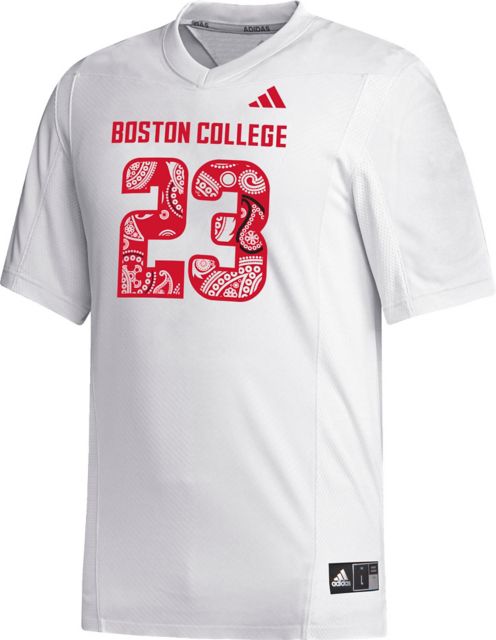 Men's Boston College Eagles Red Custom Hockey Jersey