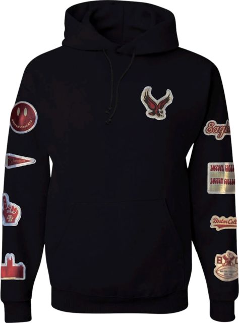 Boston College Women's Patch Hooded Sweatshirt