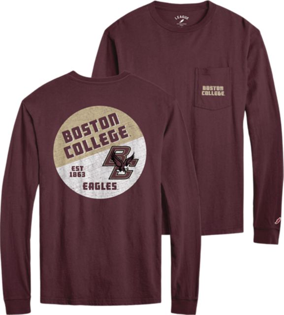 Youth Champion Maroon Boston College Eagles Jersey Long Sleeve T-Shirt