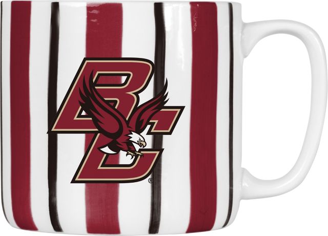 Boston College 16oz Brushstroke Stripe Mug