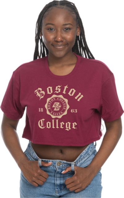 Boston College Women's Eagles Cropped Short Sleeve T-Shirt