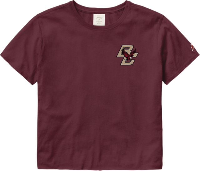 Boston College Short Sleeve Crop Top