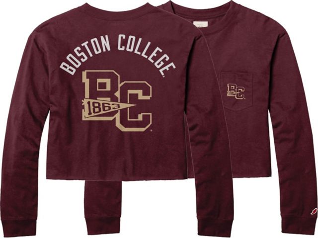 Women's Maroon Boston College Eagles Spirit Jersey Oversized T-Shirt