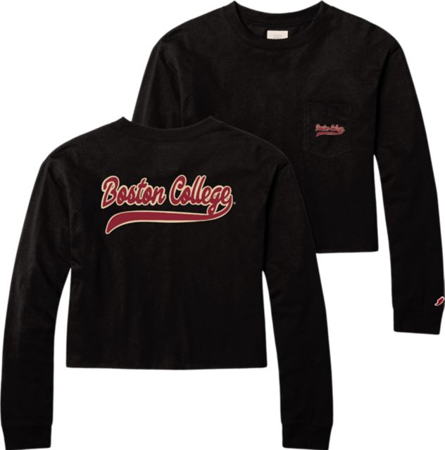 Boston College Women's Long Sleeve Cropped T-Shirt