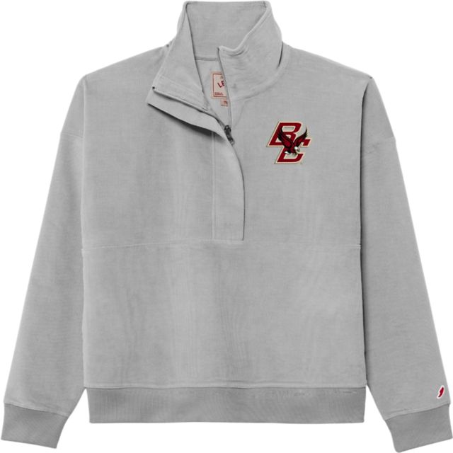 Boston College Women's Corded 1/2 Zip