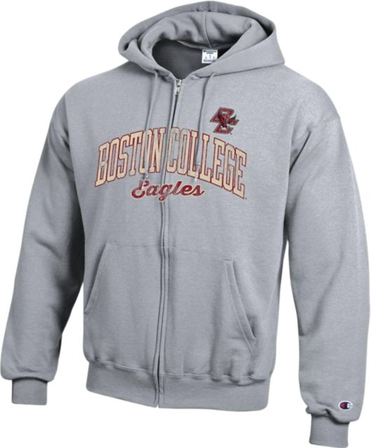 Boston College Eagles Colosseum Lace-Up Pullover Hoodie - Maroon