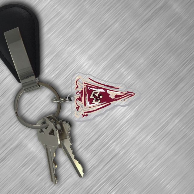 Boston College Laser Cut Keychain