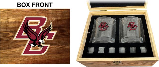 Boston College Rock Glass Box Set