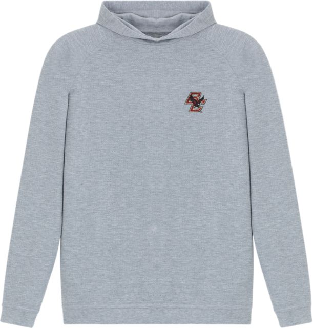 Boston College Waffle Hooded Long Sleeve T-Shirt