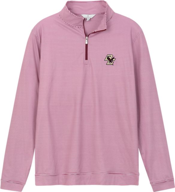 Boston College Stripe 1/4 Zip