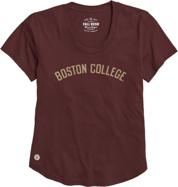 Gameday Couture Women's White Boston College Eagles Scoop & Score Easy T-Shirt Size: Large