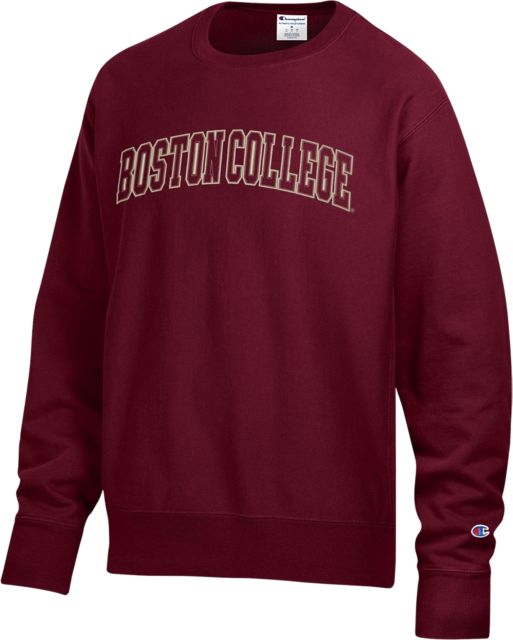 Boston College Reverse Weave Crewneck Sweatshirt