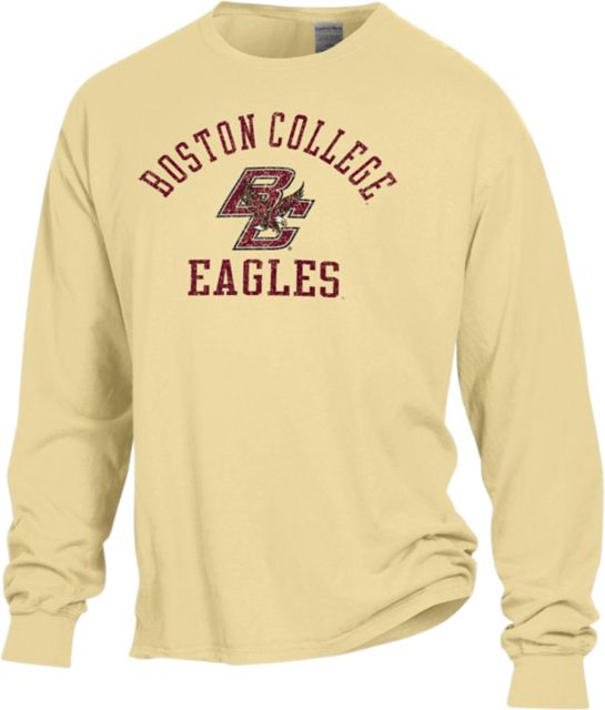Boston College Garment Dyed Long Sleeve Tee - ONLINE ONLY