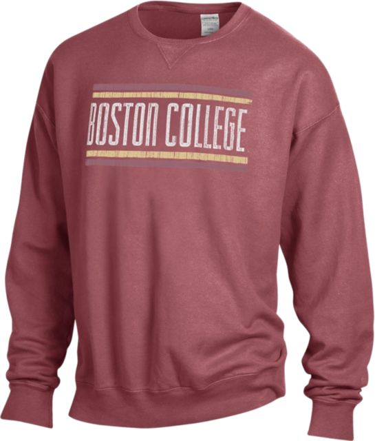 Boston College Garment Dyed Crew - ONLINE ONLY