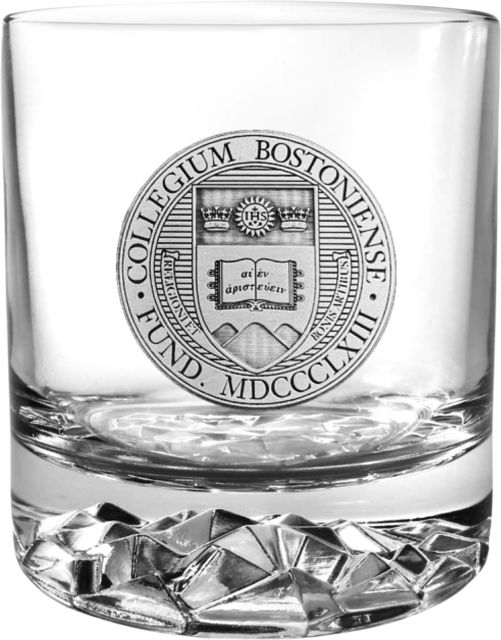 Boston College Round Glass