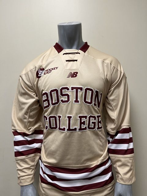 Men's Under Armour Gold Boston College Eagles Replica Team Hockey Jersey