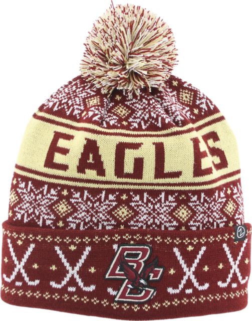 Boston College Eagles Hockey Pom Beanie