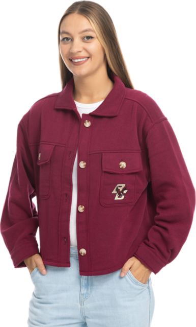 Boston College Women's Cropped Shacket