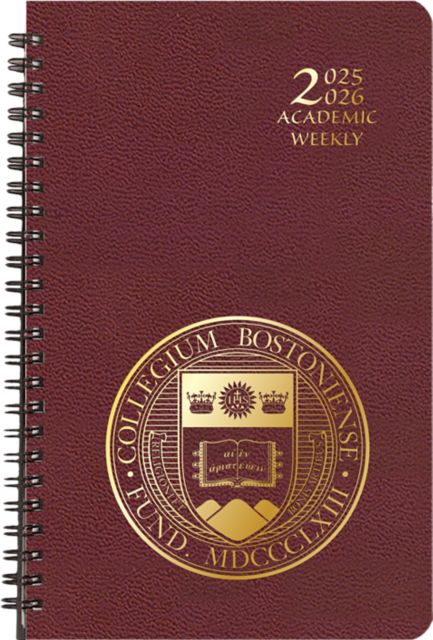 Boston College Academic Year 2025 - 2026 Planner