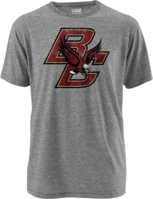 BOSTON COLLEGE EAGLES CROSSROADS BLEACH DYED SHORT SLEEVE TEE