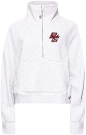 Boston College Women's Scuba Oversized Funnel Neck 1/2 Zip