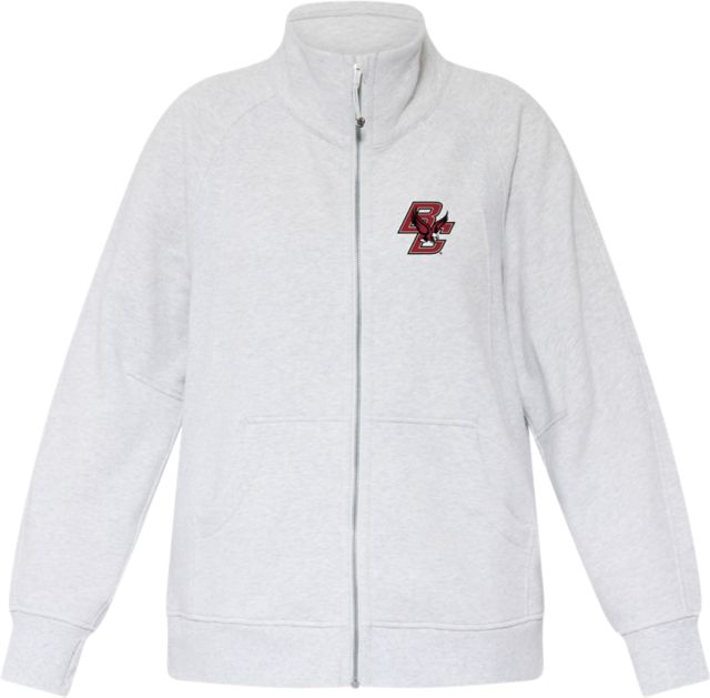 Boston College Women's Oversized Funnel Neck Top: Boston College