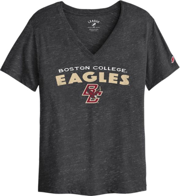 Boston College Eagles Women's V-Neck Short Sleeve T-Shirt