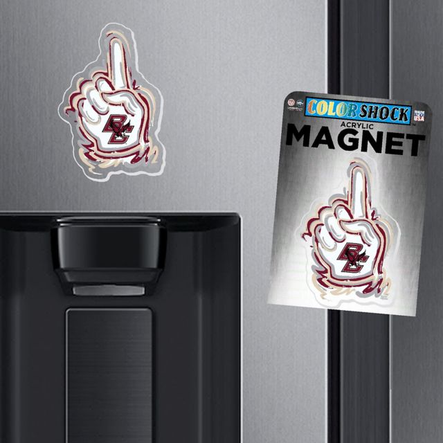 Boston College Finger Acrylic Magnet