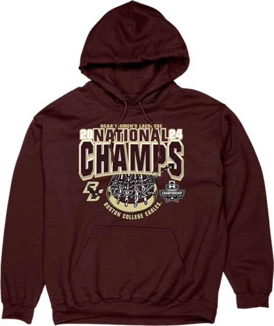 Boston College Women's Lacrosse 2024 National Champions Hooded Sweatshirt