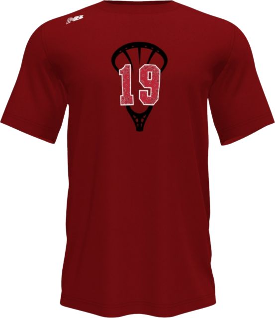 Boston College Lacrosse Red Bandana 19 Short Sleeve T-Shirt