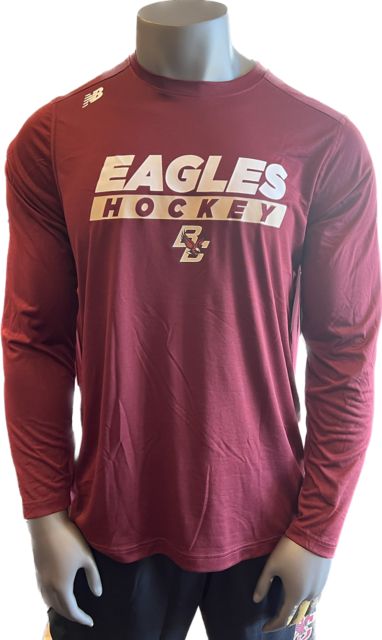 Boston College Eagles Hockey Long Sleeve T-Shirt