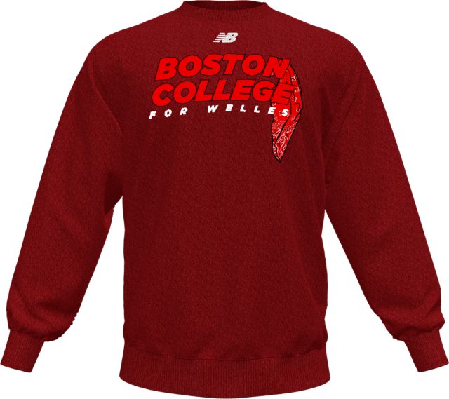 Boston College For Welles Fleece Crewneck