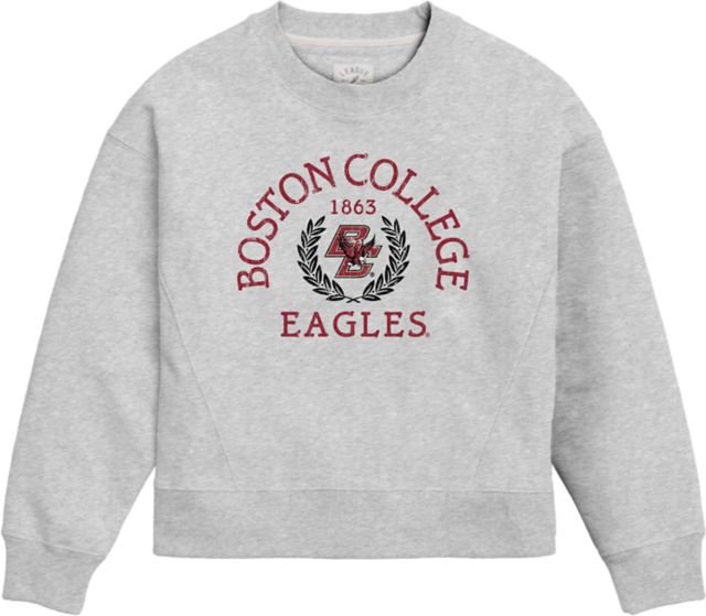 Men's Champion Gray Boston College Eagles Icon Logo Hockey Jersey Long  Sleeve T-Shirt