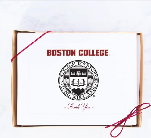Boston College School Seal Note Card