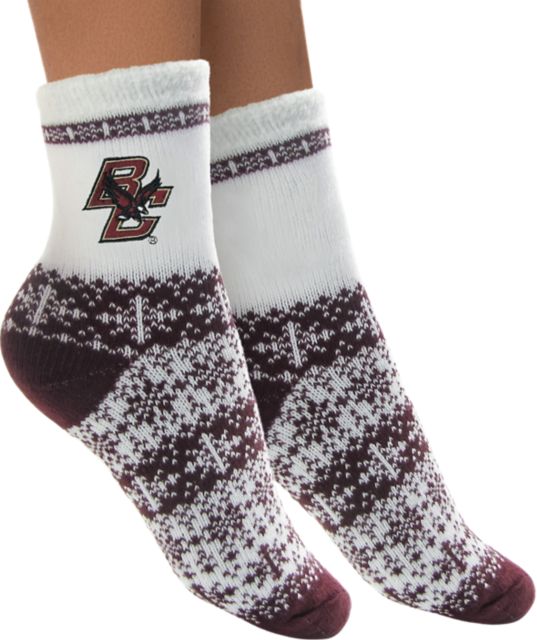 Boston College Women's Holiday Socks