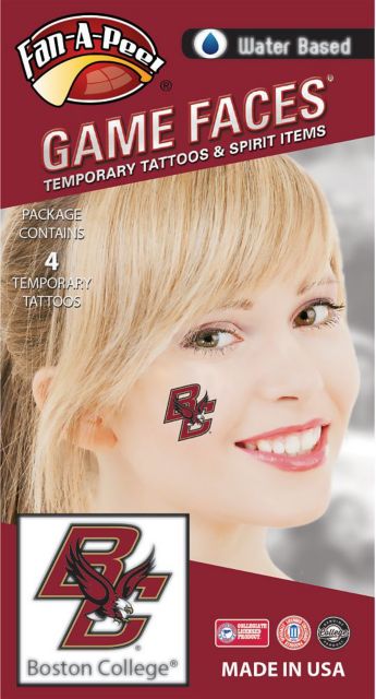 Boston College Tattoo 4-Pack