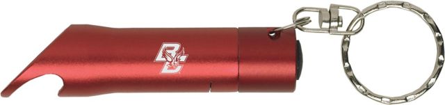 Boston College Keychain with Bottle Opener Flashlite