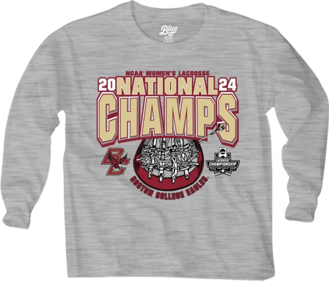 Boston College Women's Lacrosse 2024 National Champions Long Sleeve T-Shirt