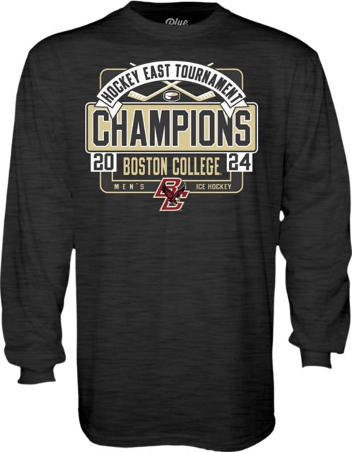 Boston College Men's Hockey 2024 Hockey East Tournament Champions Long  Sleeve T-Shirt