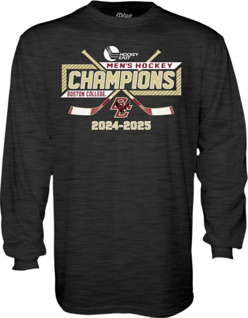 Boston College Men's Hockey 2025 Hockey East Regular Season Champions Long Sleeve T-Shirt