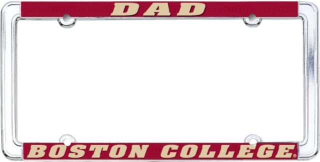 Boston College Dad License Plate Frame