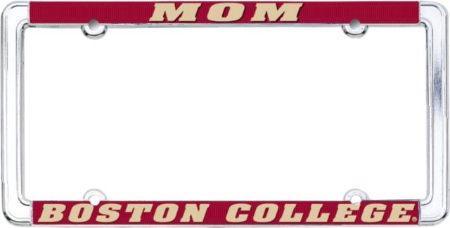 Boston College Mom License Plate Frame