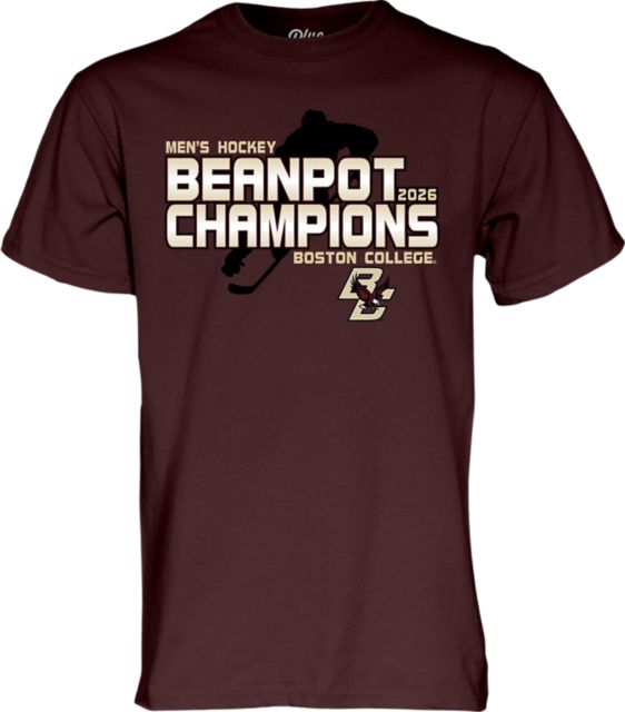 Boston College Eagles Men's Hockey 2026 Beanpot Champions Short Sleeve T-Shirt