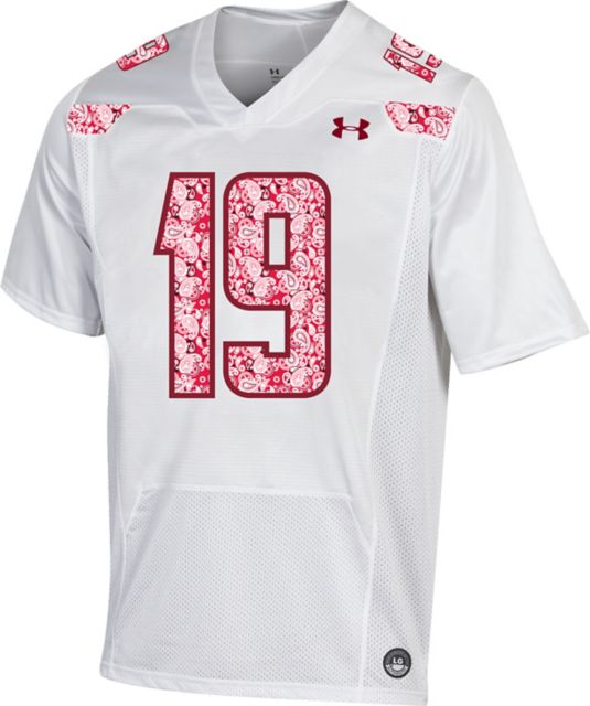 Boston College #19 For Welles Red Bandana Basketball Jersey