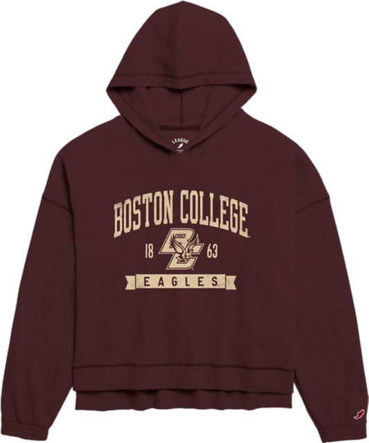 Boston College Eagles Women's Waffle Hooded Sweatshirt