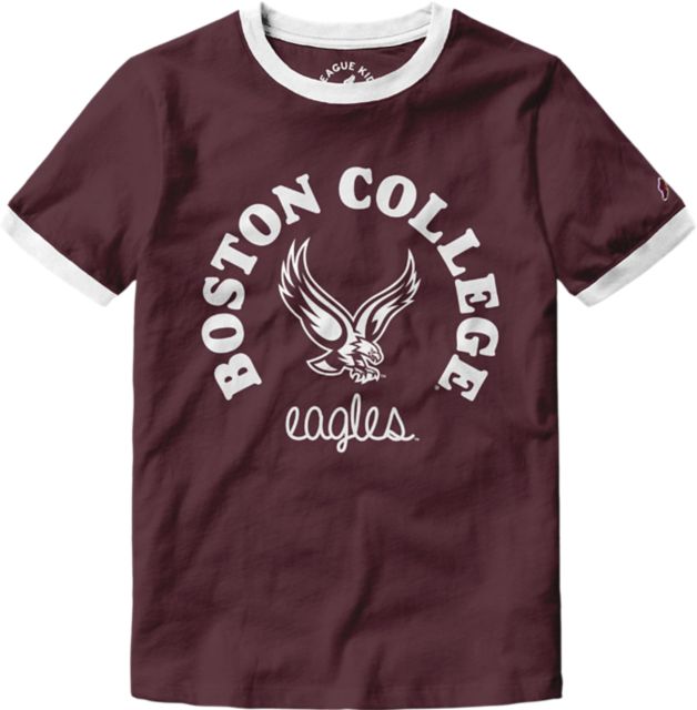 Boston College Girls Short Sleeve Crewneck Ringer T-shirt - ONLINE ONLY
