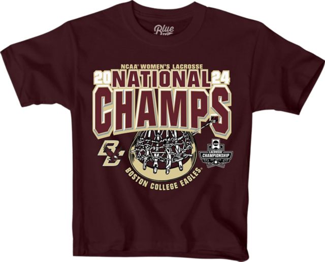 Boston College Women's Lacrosse 2024 National Champions Youth T-Shirt