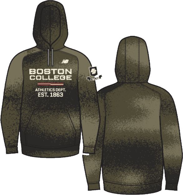 Boston College Athletic Dept. Military Appreciation Youth Hooded Sweatshirt