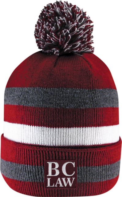 Boston College Law School Knit Cuff Pom Hat