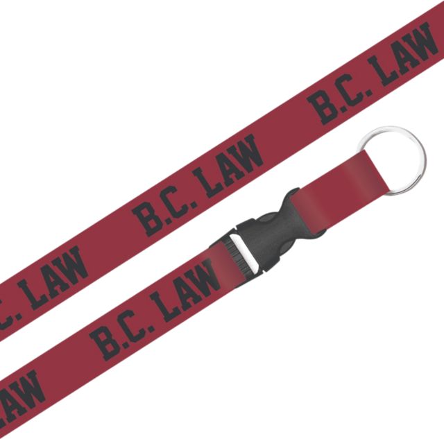 Boston College Law School Lanyard with Buckle